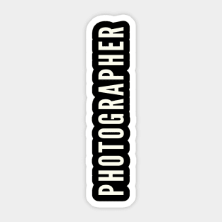 photographer Sticker